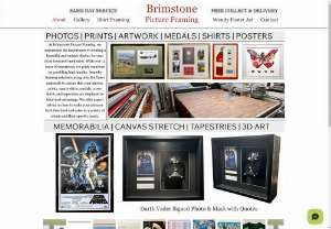 Brimstone Picture Framing - At Brimstone Picture Framing,  we pride ourselves on providing high-quality, bespoke framing solutions using only the finest materials to ensure that your photos, prints, sports shirts, medals, cross-stitch, and tapestries are displayed to their best advantage. We offerCollect and Delivery service with a fast turn around and expert advice on how to make your pictures look their best and cater to a variety of clients and their specific needs.