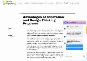 Innovation and Design Thinking Programs: Key Advantages - Elevate your business with Innovation and Design Thinking Programs. Discover the benefits of these programs on our blog today!