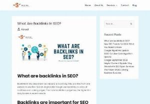What Are Backlinks In SEO? - BeTopSEO - Backlinks in SEO and how to build them. In this blog post learn what are backlinks in SEO, types of backlinks, and how to create backlinks.