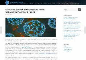 Fullerene Market anticipated to reach US$4,621.537 million by 2028 - The fullerene market is estimated to grow at a CAGR of 16.29% during the forecast period. The fullerene market is witnessing substantial growth, largely due to the surging demand for high-performance electronics and its significant contributions to healthcare advancements. For more details, please explore our website. 