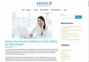 Unlock the Secret to Effortless Cold Calling for Real Estate! - Cold calls can be a daunting task, especially for real estate agents trying to reach potential customers. But unlocking the secret to effortless cold calls is possible! One way to make these calls successful is by focusing on the pain points of your target audience. By identifying their concerns and offering solutions, you can position yourself as a valuable resource rather than just another salesperson.