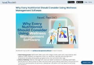 Why Every Nutritionist Should Consider Using Wellness Management Software - Wellness management tools can enhance the efficiency and effectiveness of nutritionists' practices by streamlining administrative tasks, improving client communication, facilitating dietary planning, and supporting evidence-based decision-making. These tools can ultimately help nutritionists provide better care and achieve better outcomes for their clients.
