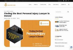 Finding the Best Personal Injury Lawyer in Denver - Time is unpredictable, accidents can happen at any time and in any place, and when they do, they can have a profound impact on your life. Whether you have been injured in a car accident, slip and fall, workplace incident or some other type of accident, you may be entitled to compensation for your injuries and damages. In these situations, it is important to have a skilled and experienced personal injury attorney to guide you through the legal process and fight for your rights.