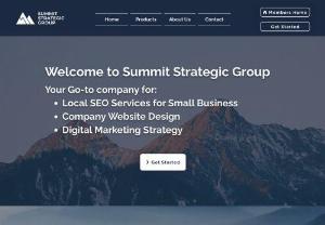 Summit Strategic Group - At Summit Strategic Group, we specialize in driving your business forward with tailored marketing solutions. Our services include expert lead generation on Facebook and Instagram, professional website creation, and impactful social media marketing strategies. We're here to boost your online presence and transform your digital marketing efforts into tangible results.