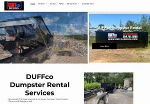 DUFFco Dumpsters Rental of Westminster - DUFFco Dumpster Rental: Your Comprehensive Dumpster Solution. We provide top-notch roll-off dumpsters suitable for both temporary and extended service durations. Contact Us to get a free quote!