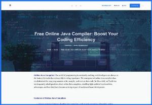 Free Online Java Compiler: Boost Your Coding Efficiency - Online Java Compiler: The world of programming is constantly evolving, and developers are always on the lookout for tools that enhance their coding experience. The emergence of online Java compilers has revolutionized the way programmers write, compile, and execute Java code. In this article, we’ll address ten frequently asked questions about online Java compilers, shedding light on their functionalities, advantages, and how they have become an integral part of modern software...