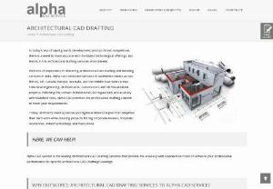 Outsource Architectural Drafting Service in the USA from Alpha CAD Service - Looking for Architectural Drafting Services in the USA? Alpha CAD Service has you covered. In today&rsquo;s digital era, architects require a precise &amp; digital architectural plan that makes it easy and streamlines their hard work when working on projects for big industries like houses, hospitals, residences, industrial buildings, and many more. At this point architectural drafting service is useful. Visit our website and learn more in detail about our service.