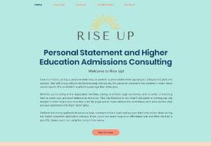 RIse Up Admissions - Affordable, experienced and personalized personal statement review and higher education admissions consulting
