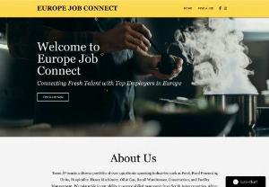 Europe Job Connect - Get your Dream Job in Europe  No need of IELTS or any other higher qualifications