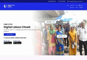 Connecting Blue-collar workers and construction companies-DLC - A dedicated platform to bridge the gap between daily wage workers and employers. We at Digital Labour Chowk are trying to Empower the lives of construction workers by providing them with a platform where they can find jobs easily according to their skills