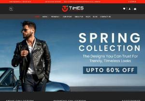 Explore the finest range of leather jackets for men & women by the Times Jacket. - Times Jacket is all about honesty, great service, and transparency. We manufacture leather outerwear in both real leather and faux leather. If you choose real leather, we guarantee it is high quality sheep leather. If you select faux leather, we again assure you it is top-of-the-line faux leather that will be long-lasting.