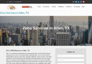 CRM services in Allen, Tx - Zoho CRM services is one of the best tools for your business to grow. A company in Allen, Tx can use a wide range of features that address the requirements of an expanding business SNS system inc. Provides these Zoho CRM services to help you to accelerate your growth.