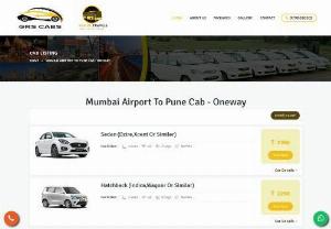 Mumbai airport to pune cabs - GRS CABS is affordable taxi provider company and a leading taxi company provides one way taxi from Mumbai airport to Pune at best price. Book Mumbai airport to pune cabs online from GRS Cabs website. Our taxi driver would pick you timely at Mumbai airport and drop you off at your preferred location in Pune. We provide instant confirmation of your taxi booking, as we focus on affordable prices and the best timely services.  When you landed at Mumbai airport, the hardest part is finding a...