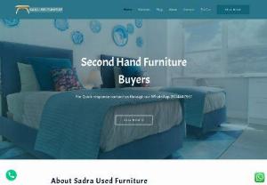 Sadra Used Furniture - It is a website where sellers can sell their used and secondhand furniture at reasonable prices.