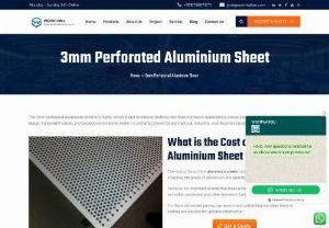 3mm Perforated Aluminum Sheet  - 3mm perforated aluminum sheet for sale has professional equipment for demands. 