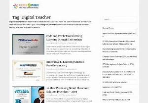 Digital Teacher - Digital Teacher Smart classroom solution and make your class-room into a smart classroom and take your experience to the next level. Digital Teacher Digital Content has eliminated the distance barrier and made learning a pleasant and joyful experience.