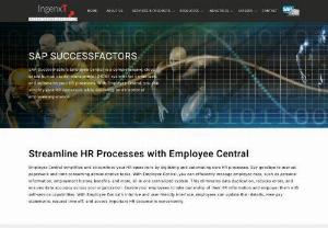  Elevate Your Workforce with SAP SuccessFactors Solutions | Ingenx Technology Pvt Ltd - &quot;Transform HR and drive business success with SAP SuccessFactors. Elevate talent management, employee engagement, and organizational performance with our comprehensive solutions.&quot;