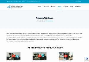 Product Videos - Publisher, Duplicator, Archive, Data Storage - The uses and benefits of Publisher, Duplicator, Archive, Data Storage, Medical DICOM, etc. at All Pro Solutions are shown through demo and product videos.