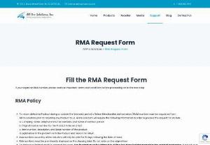 All Pro Solutions Inc - RMA Request Form - Need to return a product? Our RMA Request Form makes it simple. Submit your request today to initiate a smooth and hassle-free return process. Our team is here to assist you every step of the way.