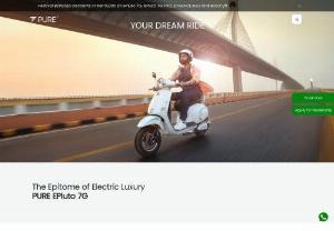 Best Electric Scooter | High Speed Electric Scooter - Pure EPluto 7G is a best electric scooter in India designed to give you the most comfortable ride experience that any scooter possibly can! With its multi-speed smart design. PURE EPluto 7G. Designed for the ultimate ride experience, our premium electric scooter offers unparalleled comfort and control. From city commutes to thrilling journeys