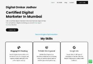 Digital Omkar - I am a certified digital marketer in Borivali, Mumbai. Digital Omkar has completed a digital marketing course at Grow Digital Institute, Mumbai.