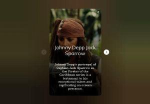 Johnny Deppin Pirateso fthe Caribbean  - Johnny Depp  is known for his presence onscreen and his selection of challenging roles and unconventional film choices. Throughout his decades-long career, he has done numerous roles and among them