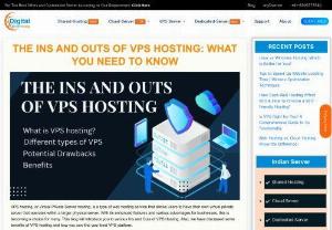 The Ins and Outs of VPS Hosting | Everything You Need to Know - Discover everything you need to know about VPS hosting with Dserver's comprehensive guide. Learn about the VPS Hosting Benefits, features, and drawbacks.