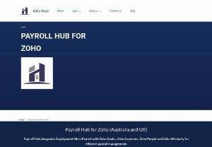 Payroll Hub For Zoho | Cloud Based Payroll Software - Payroll Hub is a cloud based payroll software that integrates Keypay with Zoho Books and Zoho People for seamless payroll management. Find out more here!