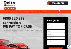 Auckland Car Wreckers | Car Removal in Auckland, NZ - Delta Car Wreckers is a reliable name in the vehicle removal industry. We offer quick, reliable, best-value cash deals for all sorts of used and broken or scrap cars, vans, ute’s, 4WDs and trucks in any condition.
