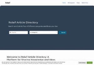 Rolaif Article Directory - Rolaif is an article directory website for readers and writers.