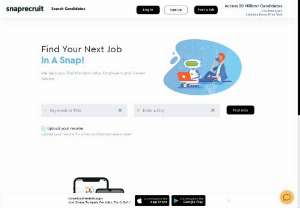 Best Free Job Posting Websites | Top Job Search Apps - SnapRecruit, one of the best job posting sites for employers, offers valuable recruitment assistance. We help employers identify and acquire top talent that aligns with their organizational needs and culture, streamlining the hiring process. With our extensive candidate database, employers can discover the right talent efficiently.
