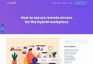 How to secure remote access for the hybrid workplace? - Discover proven techniques and best practices for securing remote access in the hybrid workplace. Safeguard data privacy and protect your organization effectively.