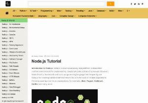 NodeJS Mastery: Dive Deep with Our Expert Tutorial Series - Unlock the power of NodeJS with our in-depth tutorial. From basics to advanced techniques, learn to build efficient web applications. Start your journey to NodeJS mastery today!
