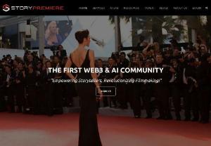 story premiere - Web3 community for the film industry.