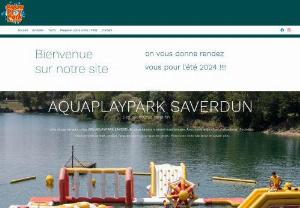AQUAPLAYPARK SAVERDUN - Water sports center with inflatable aquatic course, 4-lane water jump, water slide, paddle rental, canoe, pedal boats, land play area for children aged 2 to 10, ice cream, crepes and waffles refreshment bar...