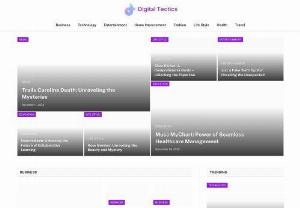 Digital Tectics - Digital Tactics is your go-to destination for mastering the intricacies of the digital world. Stay at the forefront of online competition with expert advice on branding, social media strategies, and e-commerce solutions.