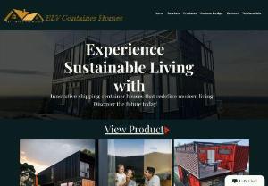 Elv Container Homes - Elv Container Home is a leading provider of innovative and sustainable housing solutions in the USA. We specialize in transforming shipping containers into beautiful and functional homes that are both affordable and eco-friendly. Our team of experienced architects and engineers work closely with clients to design and build custom container homes that meet their unique needs and preferences.     At Elv Container Homes, we are committed to delivering high-quality and cost-effective...