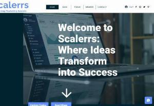Scalerrs - Scalerrs is a place where marketing expertise meets connection and collaboration. We are dedicating ourselves to improve and sharpen our marketing skills, and we believe that community-based knowledge is what drives the industry to the next level.