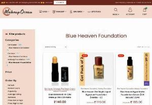 Blue Heaven Foundation - MakeupOcean offers a wide range of Blue Heaven foundations to make your skin perfect. It doesn’t matter what imperfections you have on your skin our Blue Heaven foundations collection got you covered. Get medium to full coverage, liquid to stick foundation in just one place.