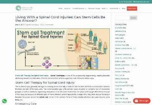 Spinal Cord Injury Stem Cell Therapy - Regenerative medicine has proven to be very helpful in offering a definite cure for SCI and other orthopedic-related illnesses. The potential ability of these stem cells to be differentiated into neurons has been well studied and confirmed through different scientific literature and the same hypothesis can be applied to treat and restore back the functional attributes of damaged spinal cord.