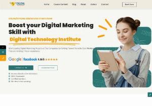 Digital Technology Institute - Our institute provide best digital marketing course with 40+ modules