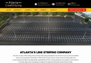 Atlanta Line Striping - Since 1994, our crews have provided the quality installation of warehouse floor striping and parking lot striping. With 30 years of experience, we offer safety, quality and communication.  Our primary service area includes: Acworth, Adairsville, Alpharetta, Atlanta, Austell, Braselton, Buford, Calhoun, Cartersville, Chamblee, College Park, Conyers, Cumming, Dalton, Dallas, Decatur, Doraville, Douglasville, Duluth, Dunwoody, East Point, Fairburn, Fayetteville, Forest Park, Gainesville,...