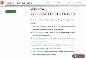 Futura Tech Service - We are Dealing with Online UPS, Golf cart battery, Cleaning vehicle battery, Automotive and marine battery sales and installation, MLC Gas pipeline installation, Solar Panel installation in Kochi, Kerala.