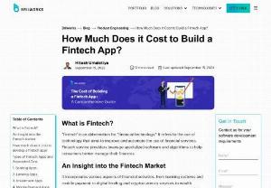 How Much Does it Cost to Build a Fintech App? - It&#039;s challenging to provide a specific cost estimate without knowing the exact requirements of your fintech app. However, a basic fintech app can start at tens of thousands of dollars, while more complex applications can easily cost hundreds of thousands or even millions of dollars. To get an accurate estimate, you should work with experienced developers and fintech consultants who can assess your specific needs and provide a detailed cost breakdown.