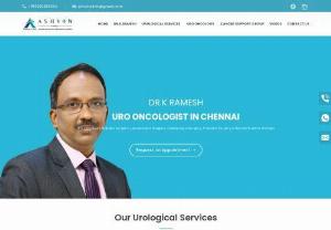 Ashvin Clinic - Dr K Ramesh returned to India after extensive training in Urology in United Kingdom, Ireland, Singapore and New Zealand in 2007. Since then, he is working as Senior Consultant Urologist, Uro-Oncologist and Robotic surgeon at Apollo Main Hospitals, Chennai.  Dr K Ramesh has 24 years of experience in urology. He is one of the best Urologist, with Indian as well as foreign experience (more than 10years). With his recent experience in New Zealand from 2018 to 2022 he is very much updated...