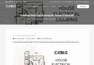 Electrical Drawing for House - Cresire Consultants - Empower your space with the art of Electrical Drawing for House in AutoCAD! From strategically mapped outlets to thoughtfully planned lighting schemes, every detail matters. Transform your home into a haven of efficiency and safety. For more details visit Cresire Consulting website.