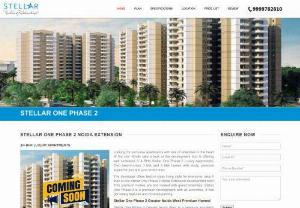 Stellar One Phase 2 Premium Homes - Stellar One Phase2 Own best-in-class 3 bhk and 4 bhk with study, personalised space, exclusive apartments with lots of amenities and covered parking.