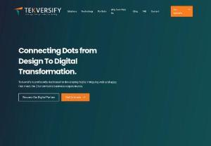 Tekversify - We paint the bright future for businesses with the combo colors of digital marketing, web and app design and IT solutions working with cutting-edge technologies.