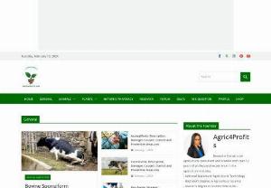 Agric4Profits.com - Your Comprehensive Practical Agricultural Knowledge and Farmer’s Guide Website... It's All About Agriculture - The Way Forward!