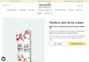 Verdura skin Brite Cream  - In the pursuit of flawless, blemish-free, and radiant skin, finding the best dark spot cream is essential. There comes Verdura Skin Brite Cream, a unique formulation that targets the mechanisms of pigmentation, resulting in spotless, clear and glowing skin. 